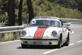 Porsche 911 SC Racing car on X Pujada a les Ventoses. Royalty Free Stock Photo